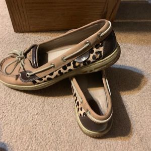 Cheetah Sperry topsiders